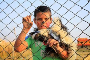 Scene from the Wolf larp; the first children larp for and by Palestinians. (Photo: Ane Marie Anderson)