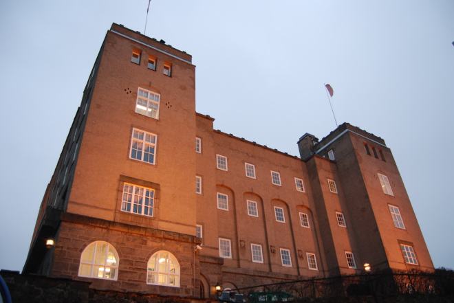 Festivalens spektakulære nye lokaler. Bilde: Arcon