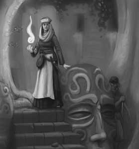 Illustrasjon fra boka: Ståle Tevik.